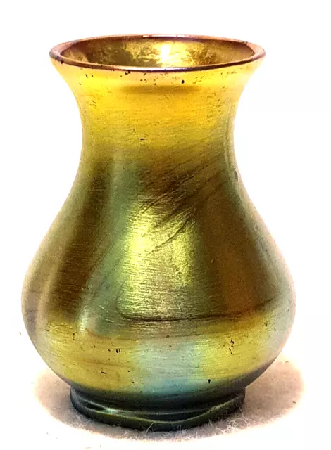 Karl Wiedmann WMF Myra Art Deco Kristall irisierende Glas Vase