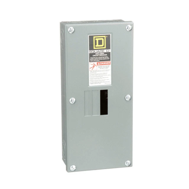 SQUARE D QO2100BNS Circuit Breaker Enclosure,Surface,100A
