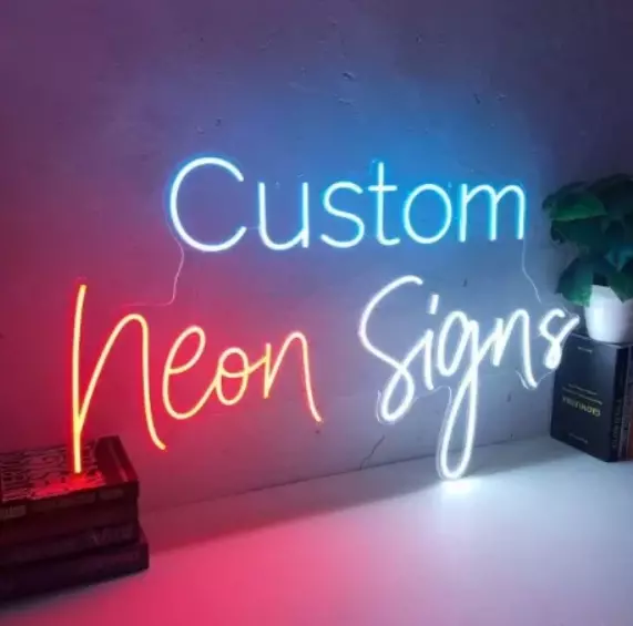 Personalized Neon Sign Custom Name Logo Signs Wall Decor LED Night Light