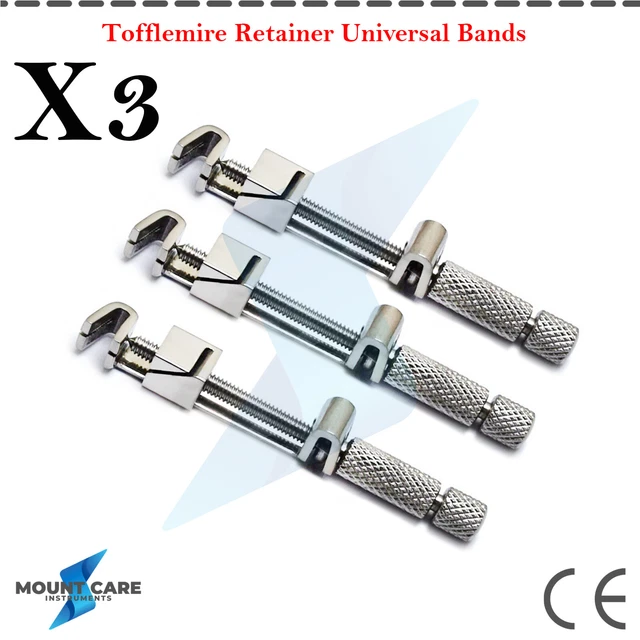 Retainer De Matrice Dentaire En Acier Inoxydable - Pour Bandes Universelles - Qualité Professionnelle