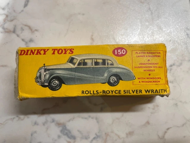 VOITURE ROLL-ROYCE SILVER Wrath Ref 150 Dinky Toys England Vintage EUR
