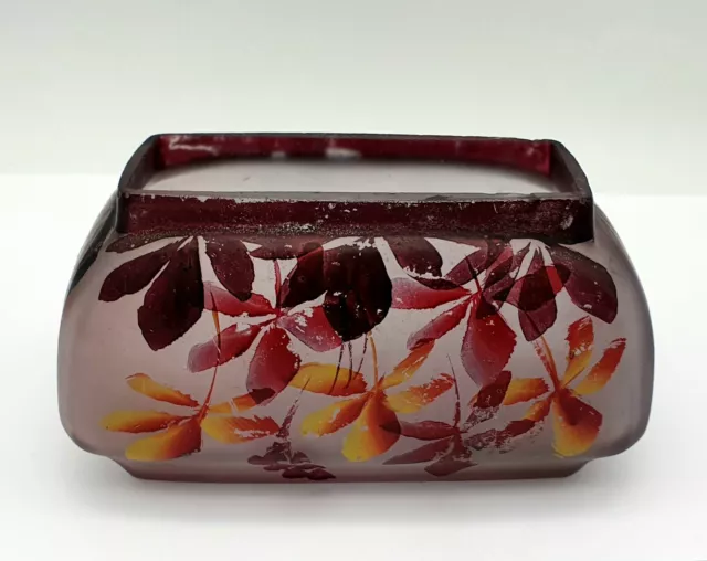 Theodore LEGRAS , Attribué à - Jardinière en Pate de verre Art Nouveau Vase