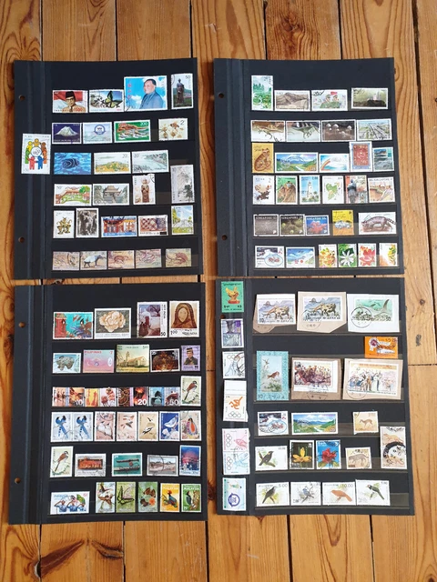 LOT DE 115 timbres d'Asie récents ayant réellement circulé EUR 8,40 - FR