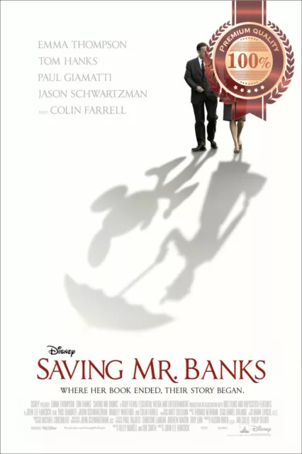 Saving Mr Banks 2013 Tom Hanks Original Cinema Movie Print Premium Poster