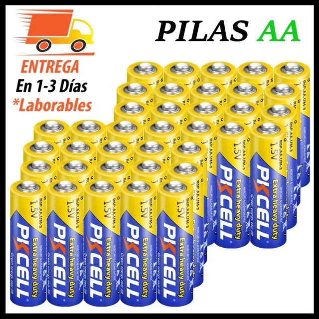 Pilas Alcalinas AA de 1,5V Batería Pila para Juguetes, Mando, Ratón, Reloj Lote