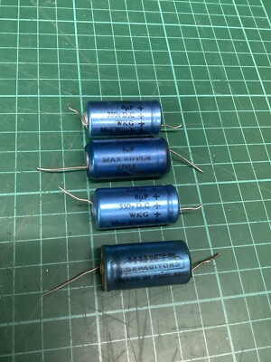 TCC 250uF 25V Condensatore VINTAGE-Valvola per radio Amplificatore 