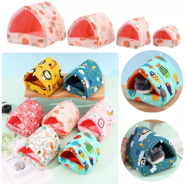 Mini Cage Small Animal Sleeping Bed Warm Mat Hamster House Guinea Pig Nest