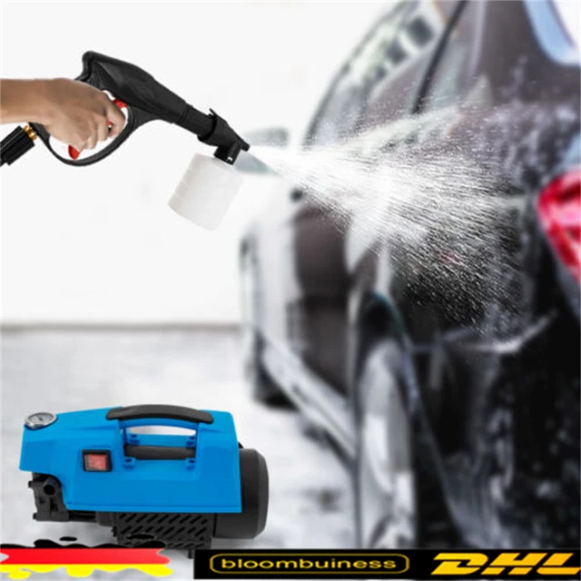 Idropulitrice Batteria Idropulitrice Portatile A Batteria 30 Bar - Ugello 6in1, 2 Batterie 6000mAh, Serbatoio 22L, Per Auto E Giardino Idropulitrice Acqua Calda - 12