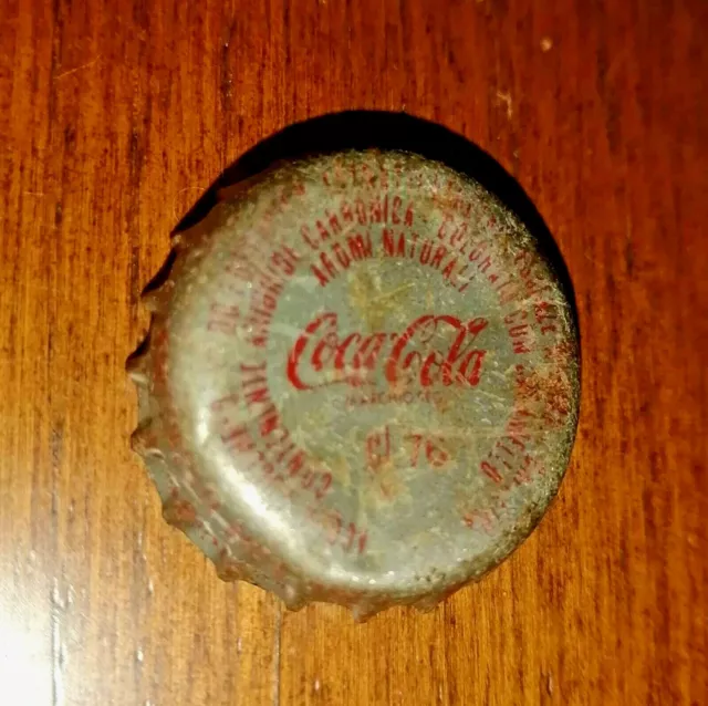 Coca Cola cl 76 STIB Livorno TAPPO CORONA KRONKORKEN CHAPAS CROWN CAPS '60