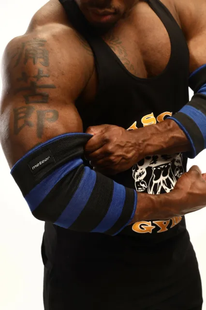 Elbow Sleeves Double Ply Power Lifting Body building Strongman Gym Support