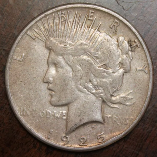 1925-S San Fransisco Mint Silver Peace Dollar Silver Coins Collection Good Date
