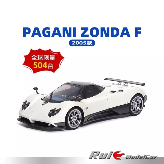 AlmostReal 1:18 Pagani Zonda Cinque 2005 Supercar Simulation Alloy Car Model