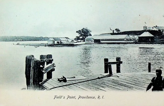 Field's Point Providence Rhode Island Undivided Back Postcard