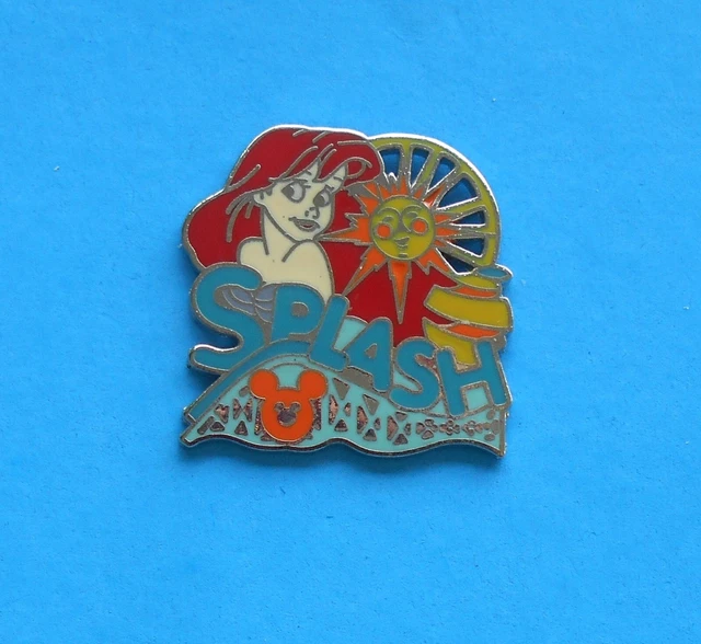 DISNEY'S LITTLE MERMAID DLR Hotel Hidden Mickey Cast Pin SPLASH Ariel