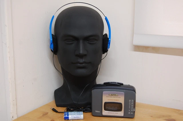 Walkman Aiwa HS-GS242 Stéréo à Cassettes – Autoreverse, Vintage, Fonctionne (neuve Courroie)