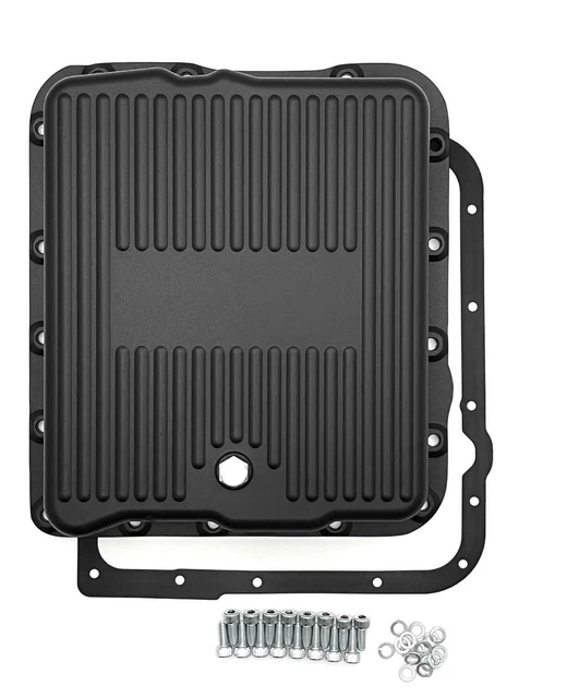 Chevy GM 700R4 4L60E Transmission Pan Aluminum Stock Capacity Oil Pan