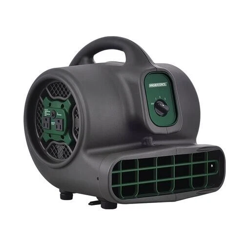 Masterforce® 1/4 HP 1600 CFM Gunmetal/Green Utility Air Mover