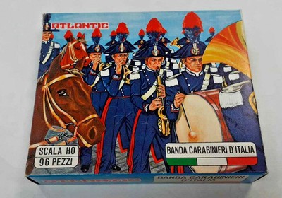 Atlantic Soldatini Atlantic Banda Carabinieri d'Italia Ref 10005 plastica scala H0 