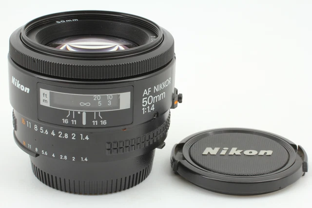 [Near MINT] Nikon AF Nikkor 50mm f/1.4 Standard Prime Lens From JAPAN