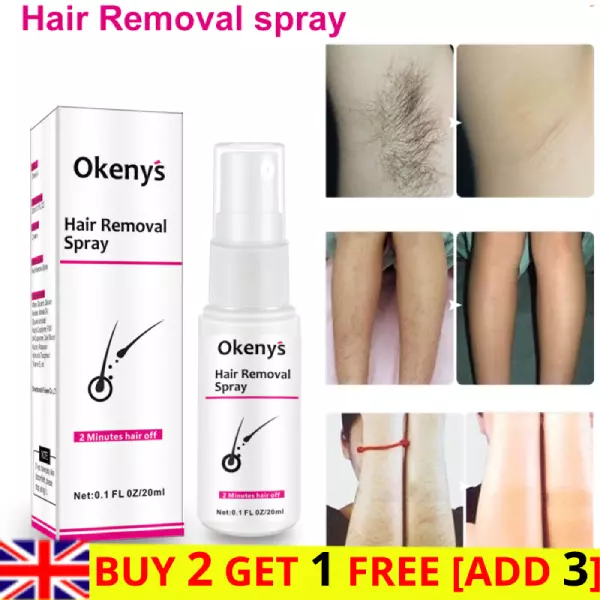 20ml Powerful Permanent Hair Removal Spray Stop  Hair Growth  Inhibitor  Remover