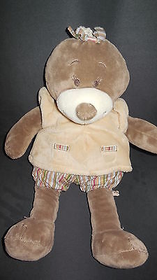 Doudou GM doudou peluche Emma la taupe NOUKIE'S noukies noukie 37cm 