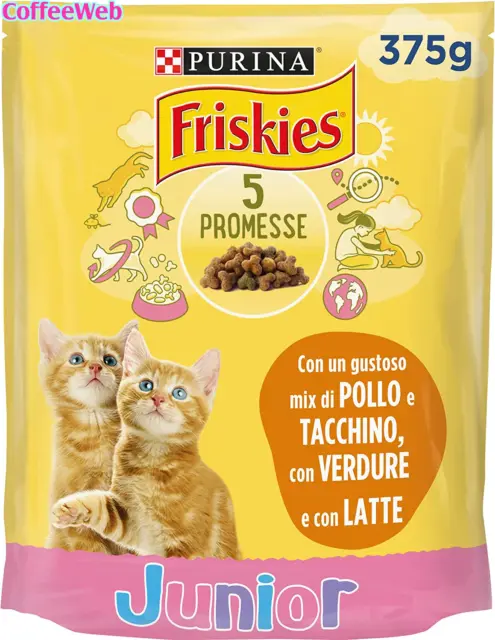Purina Friskies Crocchette Gatti Kitten, Cibo per Gattini Con Pollo, Tacchino, L