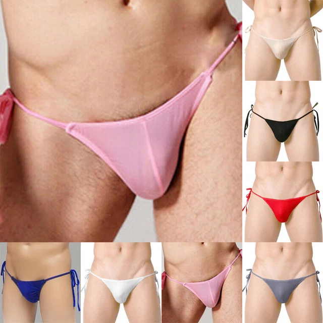 Agoky Herren C-String Tanga Aus Netzstoff – Transparent, Atmungsaktiv, Freie Größe