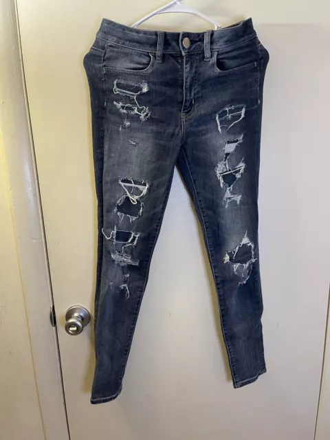 Jean American Eagle, Tiro Alto, Talla 4, ropa de mujer 3