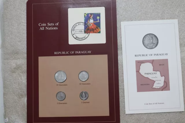 🧭 🇵🇾 Paraguay Large Mint Set With Coa B65
