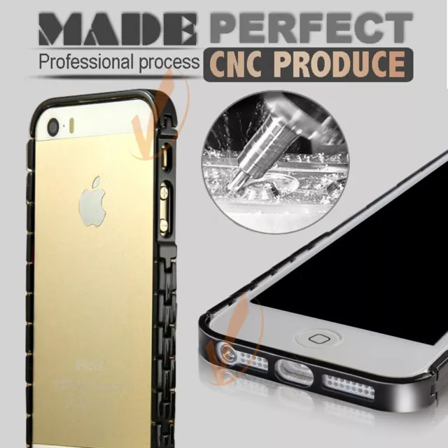 New 0.7MM Ultra thin Metal Aluminum Bumper Cover Case For Apple iPhone 5 5S 5G