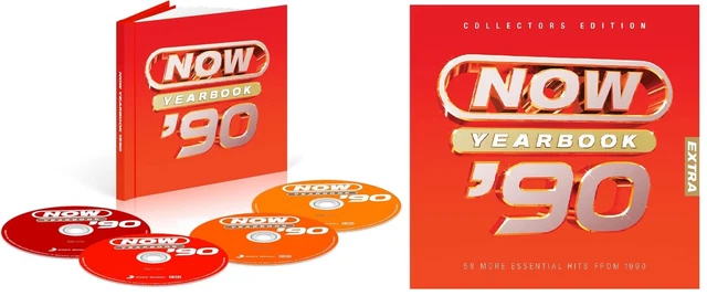 NOW YEARBOOK 1990 Special Edition Box Set - 4 CD's & 1990 Extra - New ...