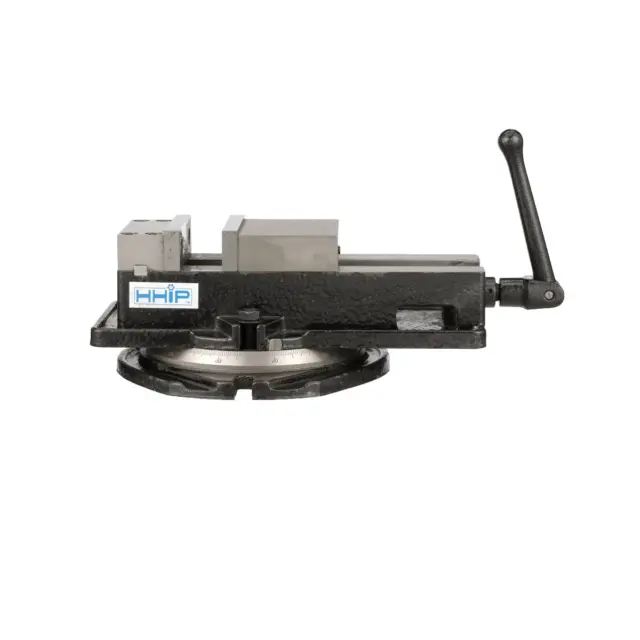 HHIP 3900-2102 Pro-Series Heavy Duty Milling Vise with Swivel Base, 4" Jaw Width