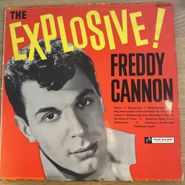 the explosive! FREDDY CANNON 12" vinyl LP