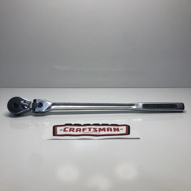 VINTAGE CRAFTSMAN 1/2& Drive Flex Head Ratchet 44984 Made in USA V