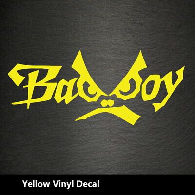 Bad Boy JDM Drift Funny Vinyl Decal Sticker for Car Van Window Bumper 4x4 Yellow