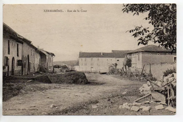 XERMAMENIL - Meurthe et Moselle - CPA 54 - La rue de la Cour