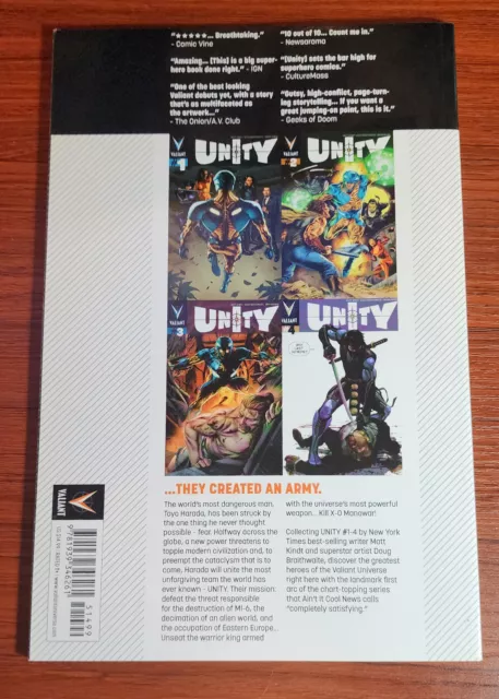Unity Volume 1: To Kill a King by Matt Kindt-Good Condition! 2