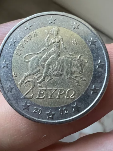 2 euro münze griechenland 2002 S Fehlprägung