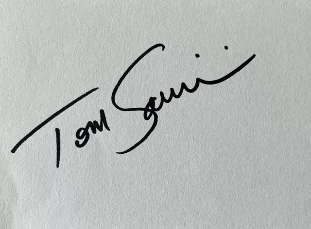 Hand signed signature TOM SAVINI FILM, TV memorabilia autograph