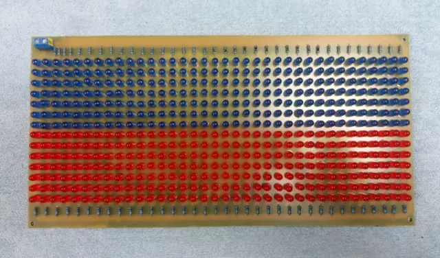 Red & Blue LED Panel - For Light Show Effect 36x14 - 24V DC power 504 LED diodes