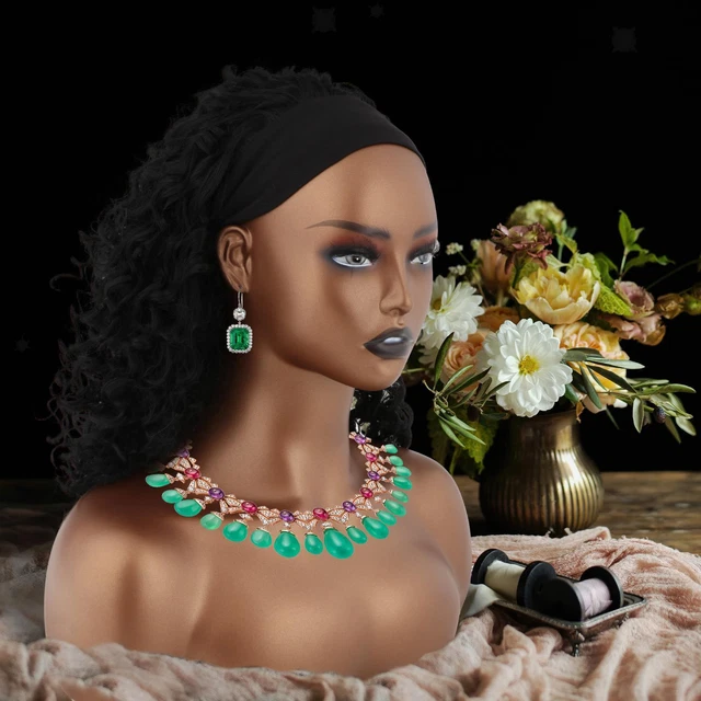 Tête De Mannequin Femme Pour Présentation - Pour Perruques, Chapeaux, Bijoux, Lunettes, écharpes - Neuf