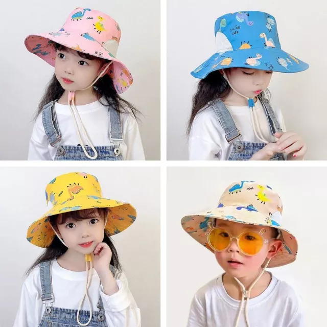 Beach Cap Boy Girl UV Protection Sun Hat Wide Brim Cap Children Bucket Hats