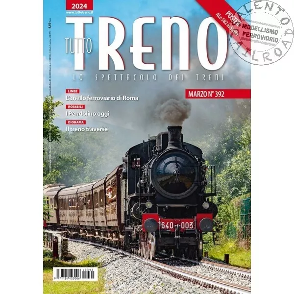 Rivista ferroviaria TUTTOTRENO numero 392 Marzo 2024