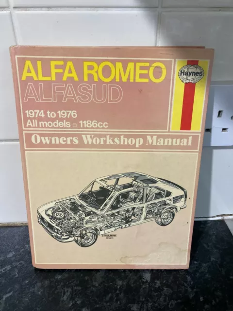 Alfa Romeo Alfasud Haynes Workshop Manual