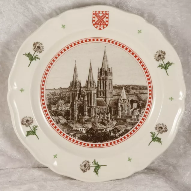 Wedgwood Plate Truro Cathedral Cornwall 8 inches across