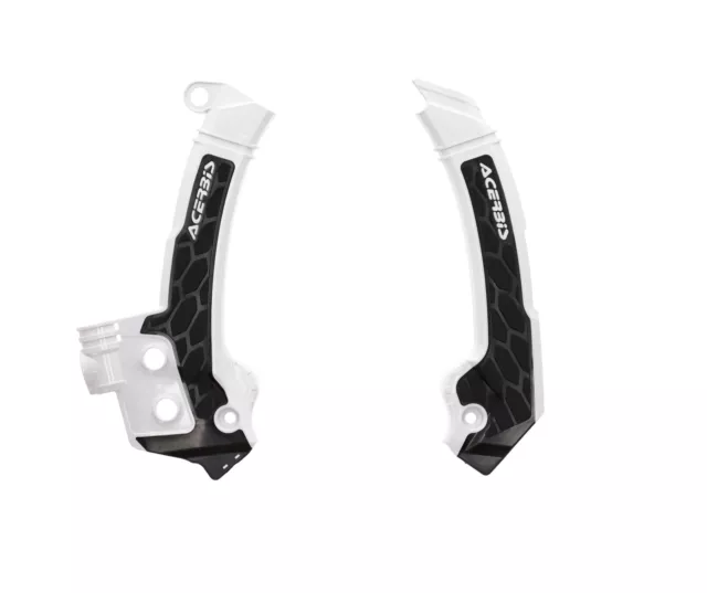 New Acerbis X Grip Frame Guards Husqvarna Fc 250 350 450 2023 White Black Husky