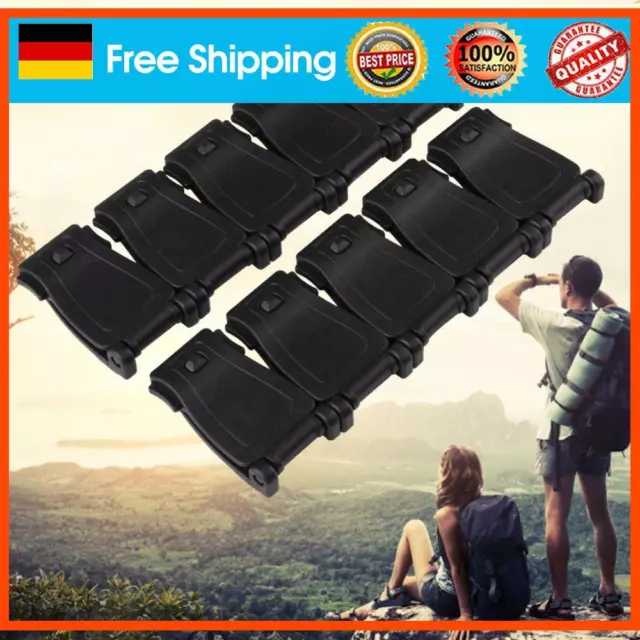 neu 10pcs Gurt Schnalle Clip für Molle-System Tasche Rucksack Camping EDC-Tool