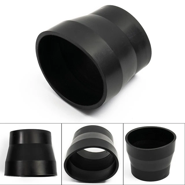 DIY Lufteinlass Anschluss Ersatzteile Schlauch 3-2.5 Zoll Schwarz Gummi