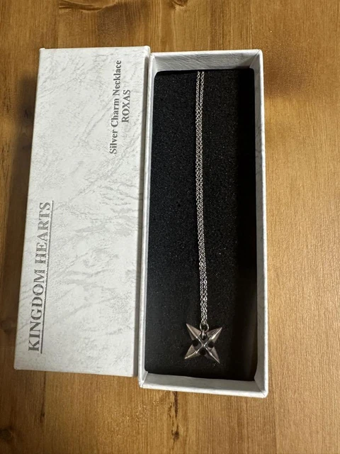 Kingdom Hearts Roxas Silver Charm Necklace Square Enix