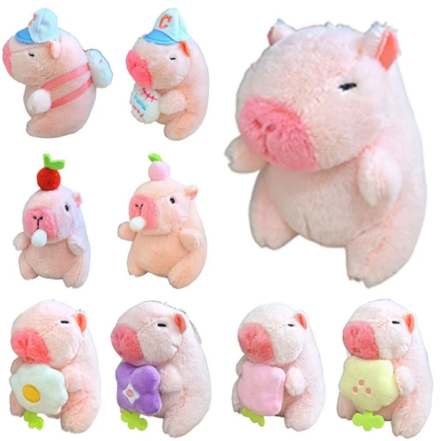 Porte-monnaie Peluche Capybara - Avec Porte-clés - Petit Sac Pour Pièces, Maquillage, Enfant